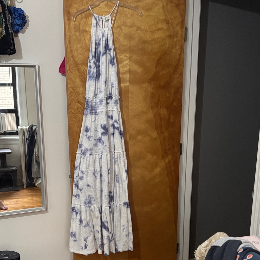Z Supply Tie-Dye Halter Maxi Dress